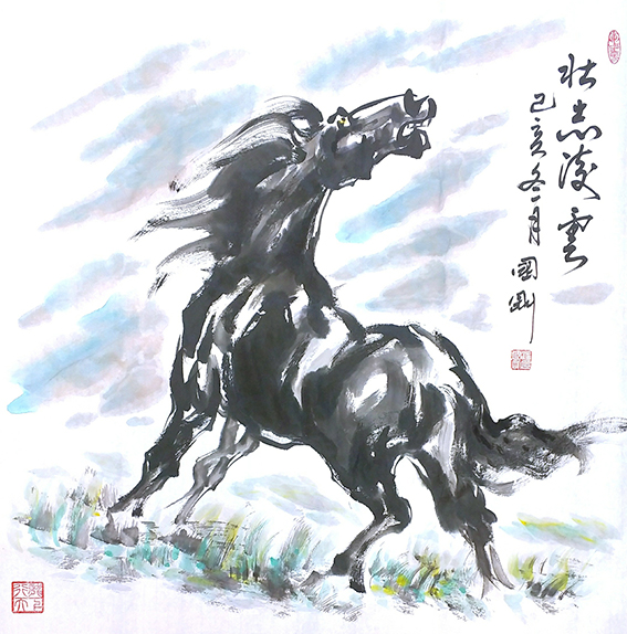 潘国刚作品 《壮志凌云》